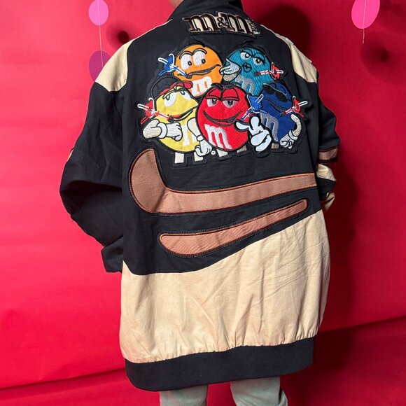 Y2K M&M’s Racing Jacket (Kids XL Fit) – Early 2000s Collectible - Picture 7 of 11